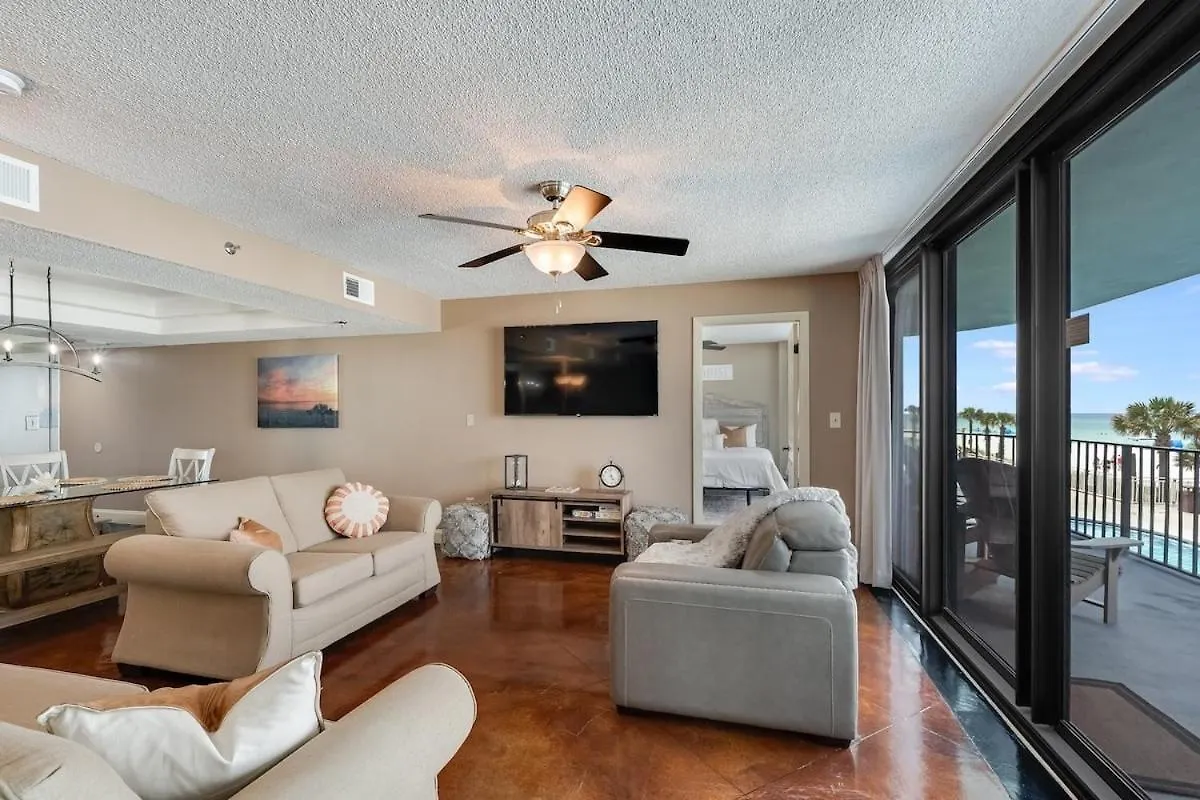 Watercrest 207 3 Bedroom 3 Ba With 2 Beachfront Masters بنما سيتي بيتش 0*,